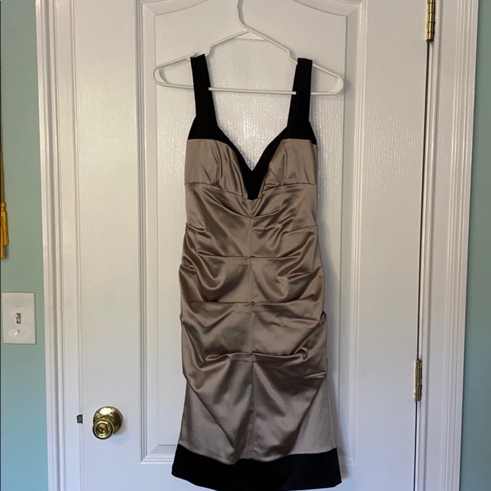 Black and Tan Dress